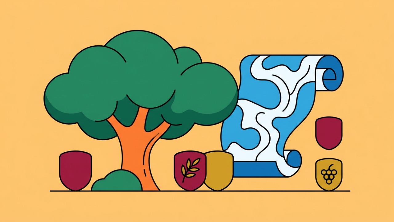Ilustração do artigo Sobrenomes Portugueses: Por Que Tantos Nomes de Árvores?