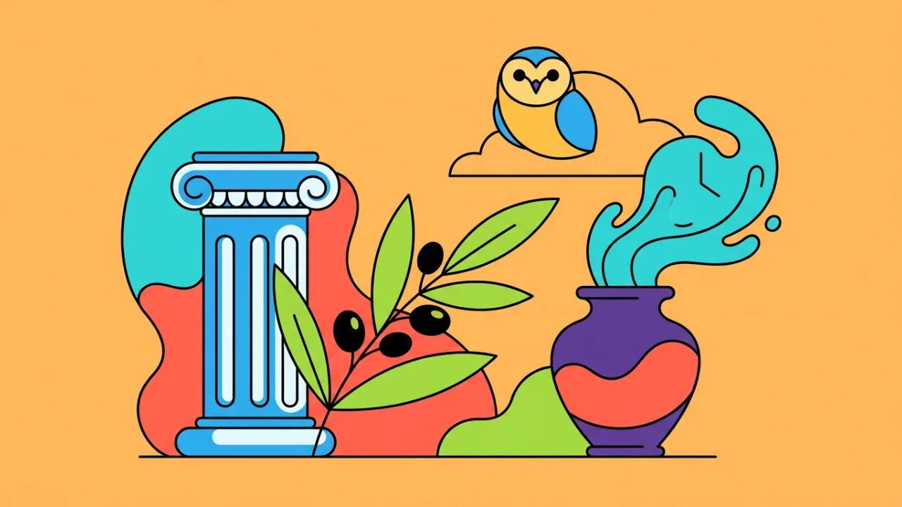 Ilustração do artigo Nomes Gregos Antigos que São Modernos e Atemporais