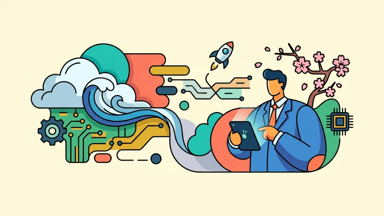 Ilustração do artigo Sobrenomes Japoneses dos Titãs da Tecnologia