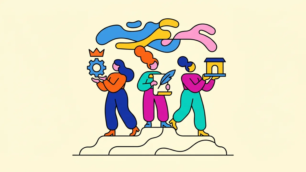 Ilustração do artigo Nomes femininos fortes de fundadoras históricas