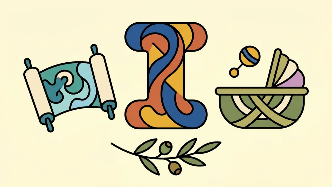 Ilustração do artigo Nomes Bíblicos Raros com a Letra I para Bebês